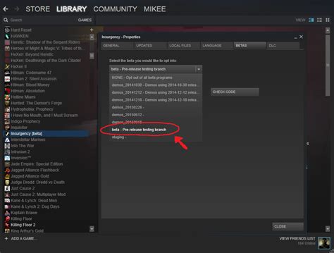 beta branch - Suporte Steam :: Beta do cliente Steam 